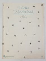 *L4) Winter Wonderland - Dick Smith - Felix Bernard - Vintage Sheet Music - $9.89