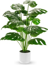 Der Rose 28&quot; Artificial Monstera Faux Plants Large Artificial Indoor Tal... - $45.06 CAD