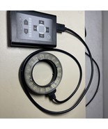 Excel Technology Ring Light Source  XL21566 W/ Controller Untested - $24.35