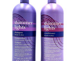 Clairol Shimmer Lights Shampoo &amp; Conditioner For Blonde &amp; Silver 31.5 oz - £38.72 GBP
