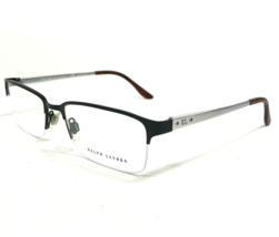 Ralph Lauren Eyeglasses Frames RL 5089 9283 Black Silver Rectangular 54-18-140 - $65.24