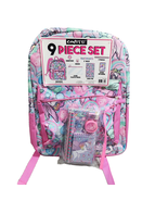 Confetti UNICORN 9 piece Set Backpack With Clear Pouch School Accessorie... - $304.41 MXN