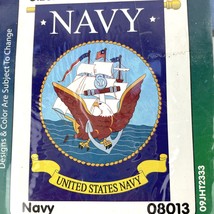 Garden Flag U.S. Navy Emblem TG Flag Co 08013 28x44 inches All Season - £17.34 GBP