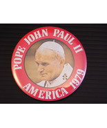 Vintage POPE JOHN PAUL II PINBACK BUTTON from 1979 American Tour - $1.34 CAD
