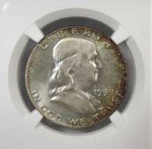 1959-D Franklin Half Dollar NGC MS66 FBL Certified Coin AK328 - £591.28 GBP