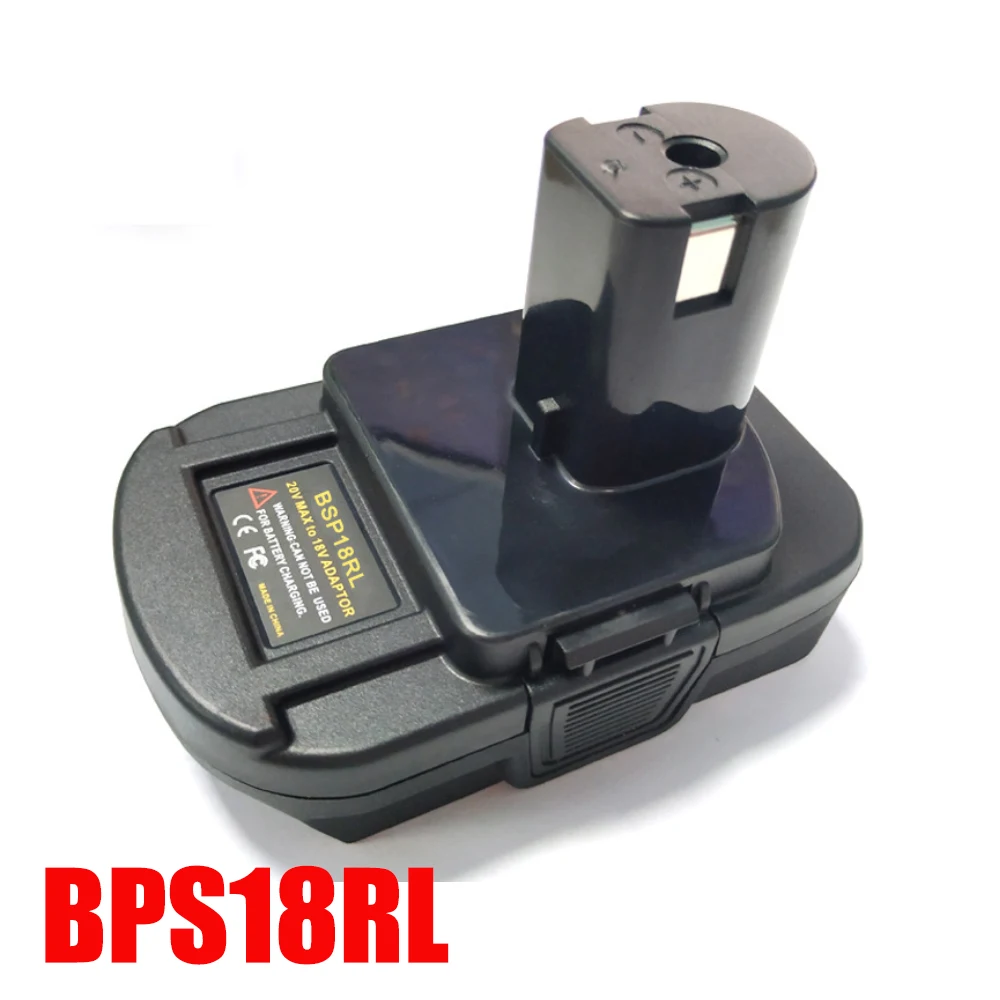 Battery Adapter BPS18RL for Porter Cable for Ryobi 18V P108 for Stanley 20V Lith - £48.22 GBP