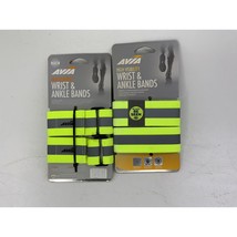 Lot Of 2 Avia Reflective Wrist And Ankle Bands Sports Sporting Goods - £9.18 GBP