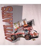 Outlaws XL Racing Sprint Car 1990 T Shirt NARC SCRA Dirt Track NOS - $44.81 CAD