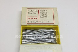 62X59, SY4112 Needles Size 110/18 SINGER chain-stitch Made In Germany - $7.95