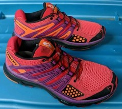 Salomon XR Mission 1 Womens Size 9 Trail Running Hiking Shoes Pink Purpl... - £25.50 GBP