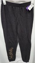 Women's Large Def Leppard Jogger Graphic Elastic Waist Fleece Pants NWT image 3