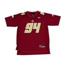Reebok Boston College Eagles #94 Maroon NCAA Football Jersey Youth Large - $546.73 MXN