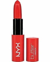 NYX Butter Lipstick - Creamy &amp; Long Lasting - Deep Red Shade - BLS15 *JUJU* - £2.36 GBP