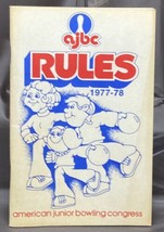 AJBC Rules 1977-78 Book American Junior Bowling Congress ￼ - £14.69 GBP