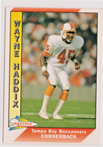 Wayne Haddix Tamps Bay Buccaneers Cornerback 1991 Pacific Card # 504 Near-Mint - £1.10 GBP