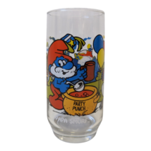 Vintage 1983 Payo SMURFS Collectors Drinking Glass &#39;PAPA&#39; :-) - £7.90 GBP