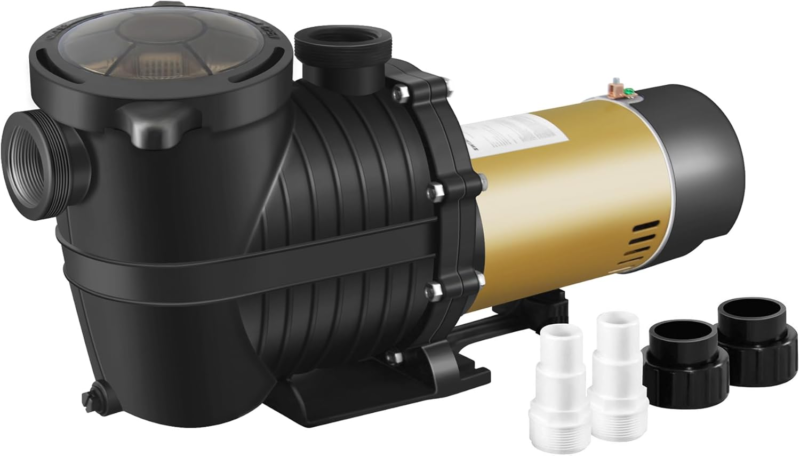 Pool Pump,Pureby 1.5HP Dual Voltage 115/230V In/Above Ground Pool Pump, ... - $300.94