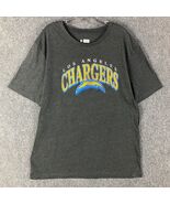 Los Angeles Chargers Shirt Men&#39;s XL NFL Gray Short Sleeve Casual Extra L... - $25.06 CAD
