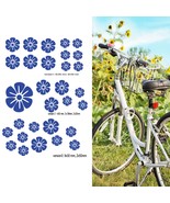 fun decorative flowers stickers for bicycle, bike decals. - $152.99 MXN