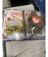 McDonald&#39;s TY Teenie Beanie Babies 2000 Dinosaur Trio STEG The Stegosaur... - $122.65 MXN