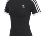adidas 3-Stripes Slim Raglan Tee Women&#39;s Casual T-shirts Sports Asia-Fit... - $56.61