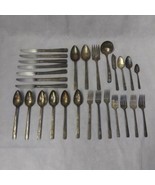 Oneida Grenoble Prestige Plate Flatware 28 Pieces Silver Plated 1938 - $39.95