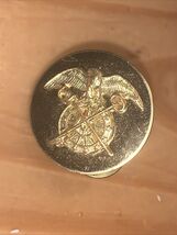 Vintage Antique WWII Eagle Crossed Sword KEY QUARTERMASTER Pins Military... - $9.90