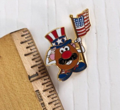 Mr Potato Head enamel pin patriotic American Forth of July Hasbro - £7.88 GBP