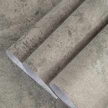Totio Grey Contact Paper Beige Gray Cement Industrial Wall Paper Concret... - $44.99