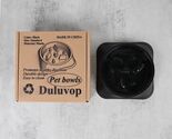 Duluvop Black Slow Feeder Pet Bowl for Dogs and Cats Anti-Gulping Design - $8.99
