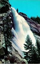 Nevada Falls at Yosemite National Park CA California 1958 Chrome Postcard - £2.29 GBP
