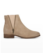 New Womens Carly Zip Chelsea 7.5 Frye Suede Leather Boots Short Ankle As... - £316.54 GBP