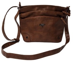 Vintage-Style Women Multi-Pocket Soft PU Saddle Zip Crossbody Shoulder B... - $365.87 MXN