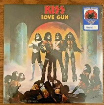Kiss Love Gun Limited Edition 2020 Tangerine Aqua Splatter Vinyl LP - $49.45