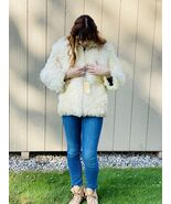 Vintage Jacques Saint Laurent Natural Curly Lamb Fur Jacket NWT Womens S... - $8,123.45 MXN