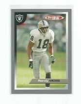 Randy Moss (Oakland Raiders) 2005 Topps Total Silver Parallel Card #299 - £3.92 GBP