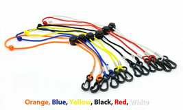 6 Adjustable Elastic Face Mask Lanyard for Cover Chain with Clips for Ne... - £6.75 GBP