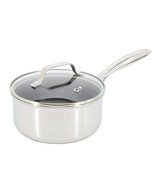 Oster Modessa 2.5 Quart Nonstick Triply Stainless Steel Saucepan and Lid... - $59.63