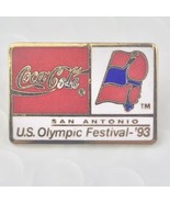 Coca-Cola USA Olympic Festival 1993 San Antonio Texas 90s Coke Pin - £9.42 GBP