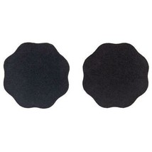 Flower Shaped Nipple Covers Breast Petals Self Adhesive Reusable Black BWXR019F - £10.45 GBP