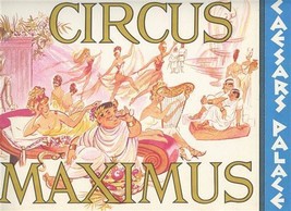 Circus Maximus Dinner Show Menu Wine List Caesars Palace Las Vegas Nevada 1971 - £37.98 GBP
