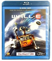 WALL-E by Disney (Blu-Ray 2 disc set) Disney Pixar Family Movie - £3.95 GBP