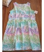 Arizona Girls Size XL Palm Leaves Dress - £22.47 GBP