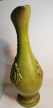 Haeger 8097 Green Floral Pitcher Vase Ceramic 18" Tall image 9