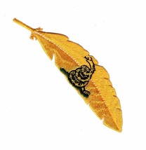 Feather Dont Tread On Me Gadsden Feather Tactical Patch (Hook Fastener - MTF4Z) - £5.58 GBP