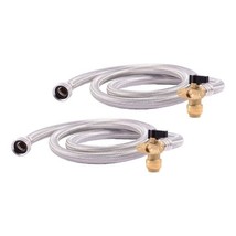 SharkBite 1/2&quot; Push-to-Connect x 3/4&quot; FHT Brass Washing Machine Installation Kit - £36.69 GBP