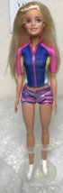 Mattel 2015 Barbie Blond Hair Blue Eyes Rigid Body Indonesia - £9.12 GBP