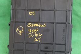 01 Stratus 2.4L AT Engine Control Computer Module ECU ECM Immobilizer MR514385 image 2