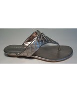 BCBG BCBGeneration Size 6.5 M ALICE Matte Bronze Sandals New Women&#39;s Shoes - £62.66 GBP