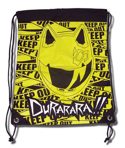 Durarara!! Celty Keep Out Drawstring Backpack * NEW SEALED * - $26.99